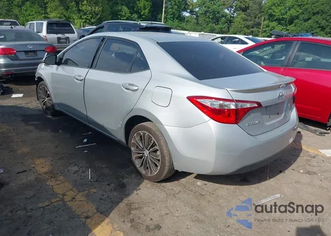 2016 Toyota Corolla S Plus from USA, damaged, VIN 2T1BURHE9GC572606